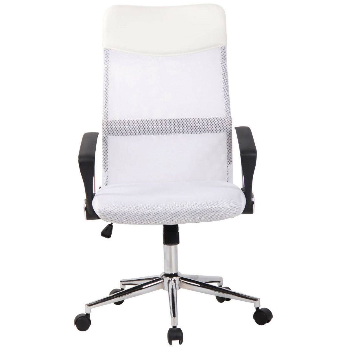 Chaise de bureau Korba - tissu Blanc - 0