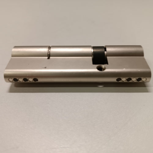 Ecost Customer Return Abus Profile Cylinder D6xNP with Key Card and 5 Keys, Silver, 494