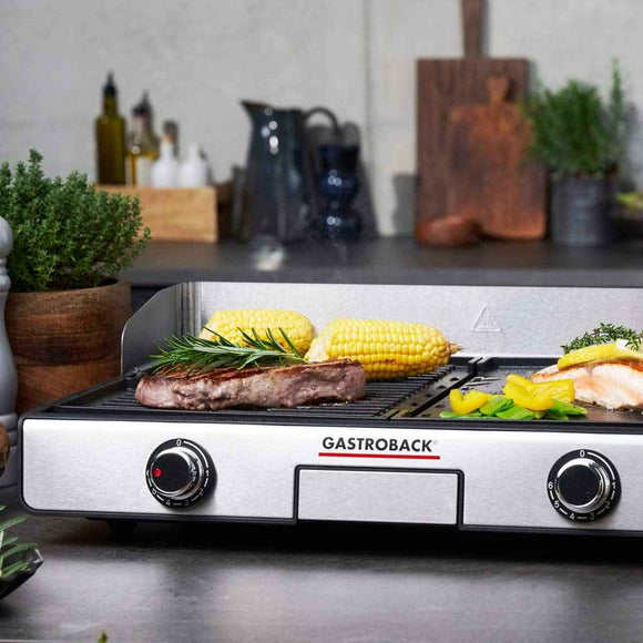Plancha et barbecue de table design Gastroback 42524