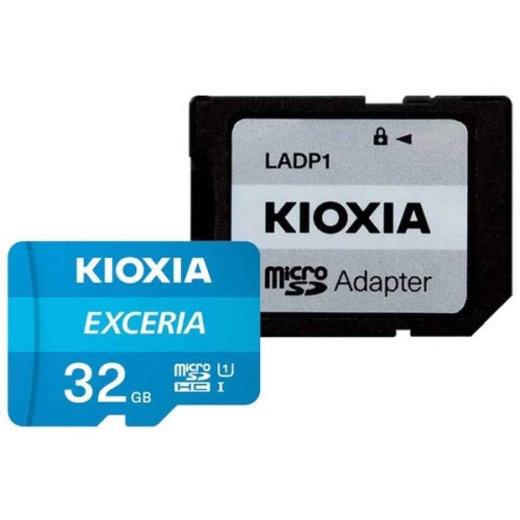 Carte mémoire Kioxia Exceria 32 Go MicroSDHC Classe 10 UHS-I