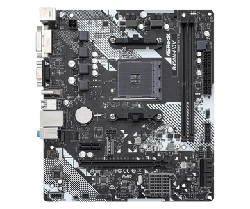 Carte mère asrock b450m-hdv r4.0 amd b450 socket am4 micro atx