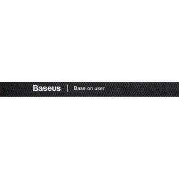 Sangles Velcro Baseus Rainbow Circle 3 m Noir
