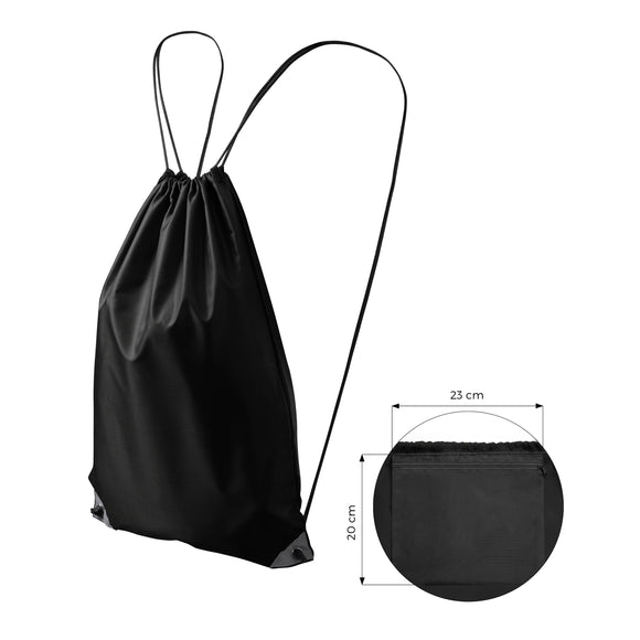 Sac à dos de gymnastique pour enfants malfini energy 912 noir