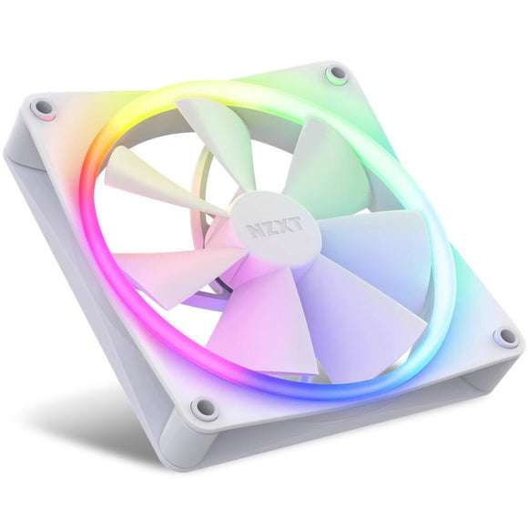 Nzxt f140 rgb 140 mm blanc lot de 2 et contrôleur rgb