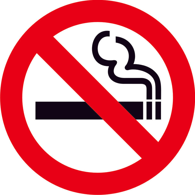 Autocollant - Stickers interdiction de fumer clicktofournisseur.com
