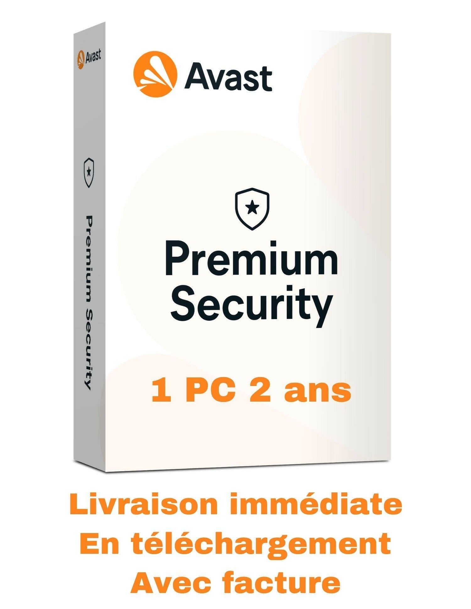 Avast Premium Security 1 PC 2 ans clicktofournisseur.com