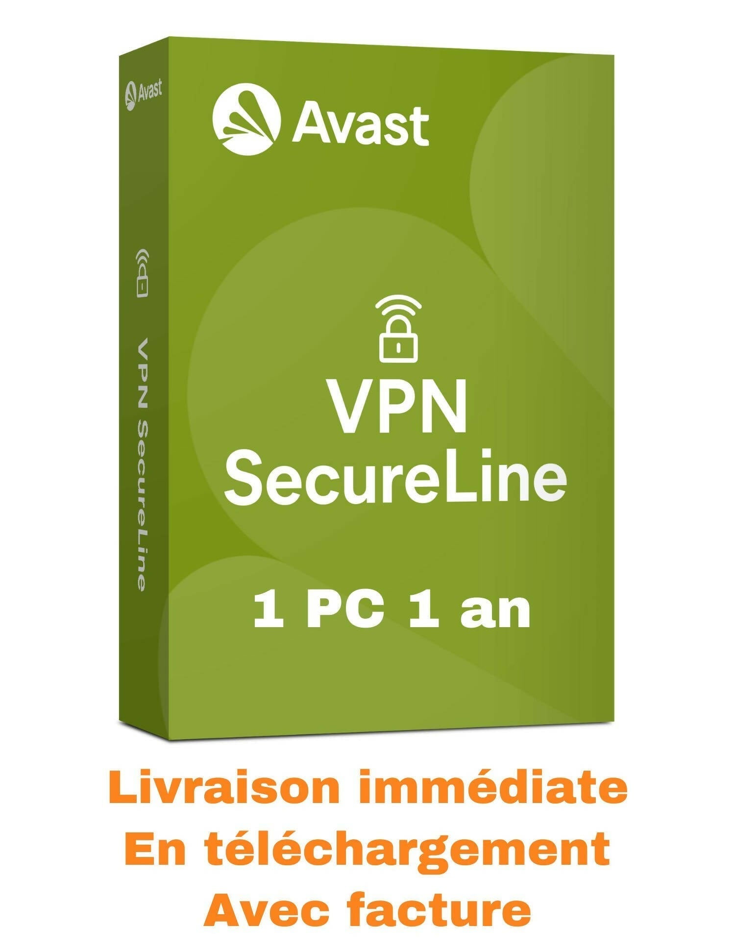 Avast SecureLine VPN 1 PC 1 an clicktofournisseur.com