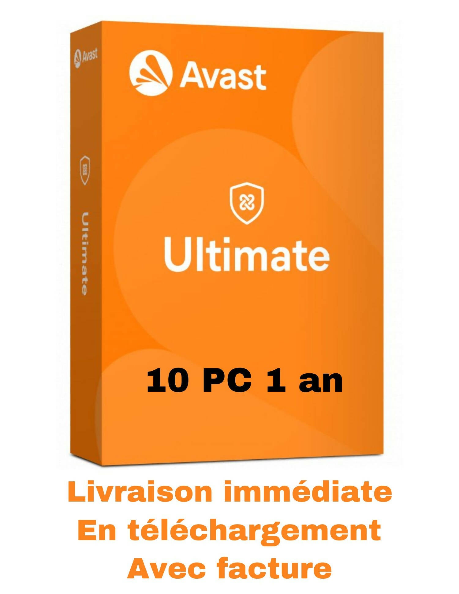 Avast Ultimate 10 Appareils 1 an clicktofournisseur.com
