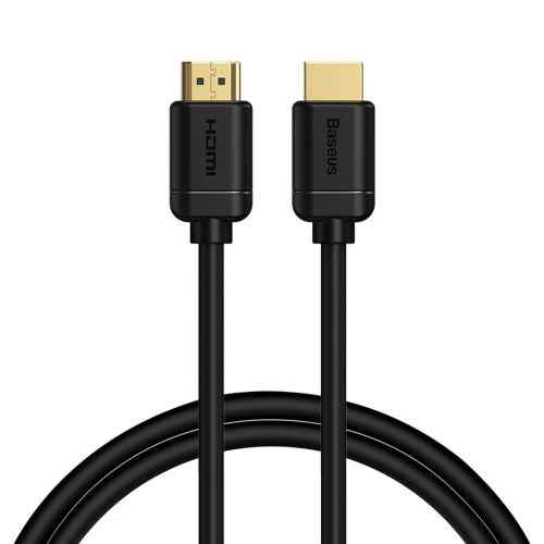 Câble vidéo Baseus haute définition HDMI vers HDMI 4K 60 Hz, 3D HDR, 18 Gbit/s, 1 m, noir (CAKGQ-A01)