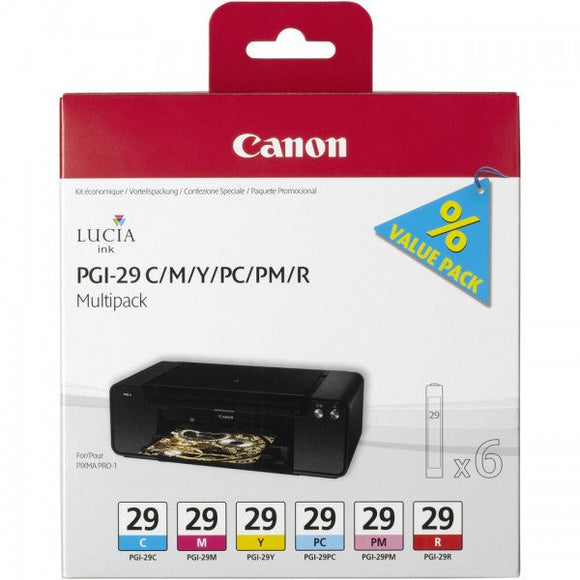 Canon pgi-29 cmy/pc/pm/r multipack - Clicktofournisseur.com