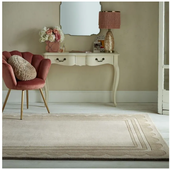 Tapis en laine fait main madison