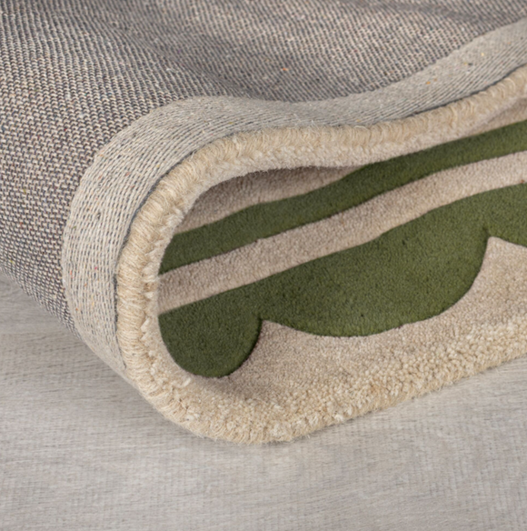 Tapis en laine fait main madison