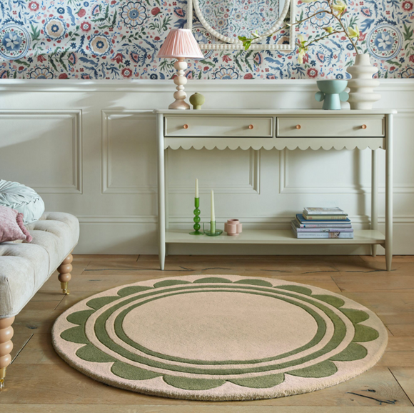 Tapis en laine fait main madison