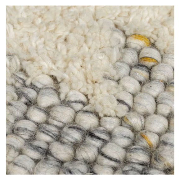 Tapis moderne en laine fait main brink