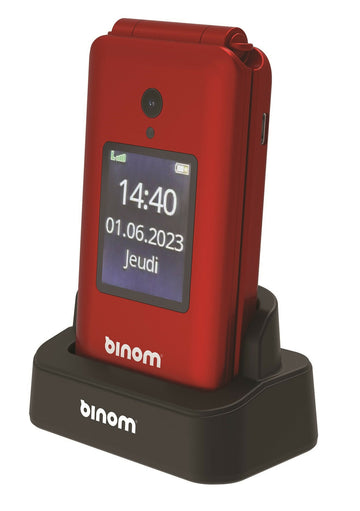 Téléphone mobile senior à clapet 4g binom x3 - Clicktofournisseur.com