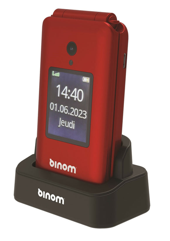 Téléphone mobile senior à clapet 4g binom x3 - Clicktofournisseur.com