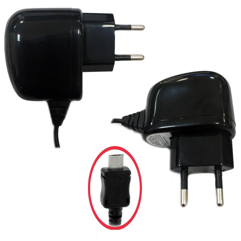 Chargeur Secteur Noir pour Acer Liquid M220 clicktofournisseur.com