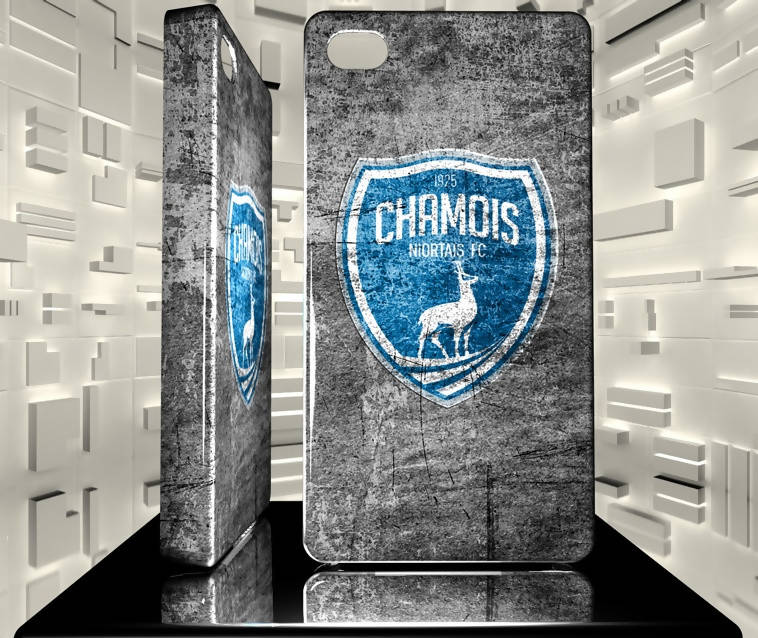 Coque pour iPhone 4 4S Football Club Chamois Niortais FC 01 clicktofournisseur.com