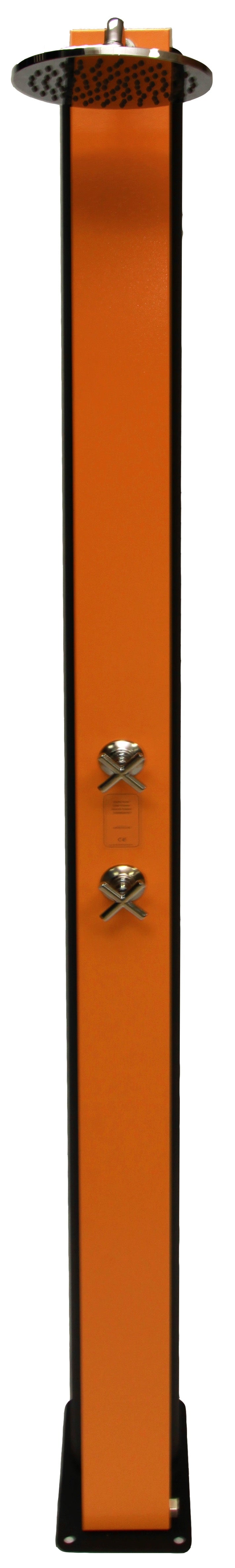 Douche Solaire Cross Orange -avec accessoire, Robinet - 40L clicktofournisseur.com