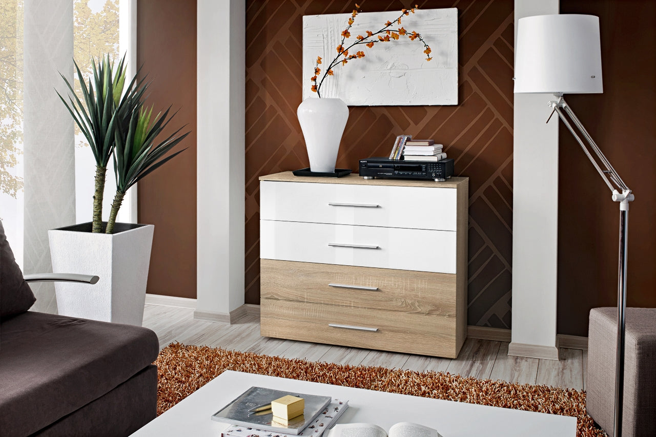 Ensemble meuble & lavabo RIHO ALTARE SET 35 en bois laqué brillant 130x47 x H56,5 cm clicktofournisseur.com