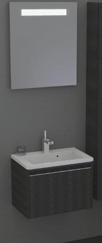 Ensemble meuble & lavabo RIHO EIFEL SET 20 en bois laqué brillant 60x38 H 45 cm clicktofournisseur.com
