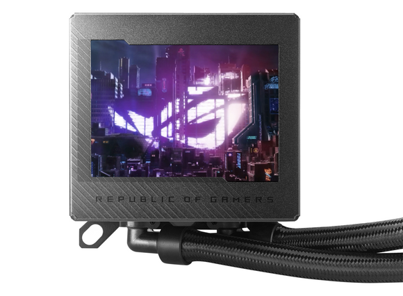 Refroidisseur liquide pour processeur asus rog ryujin iii 240 aio avec écran lcd 35" 2 processeurs noctua ippc 2000 pwm 120 mm compatibilité am5
