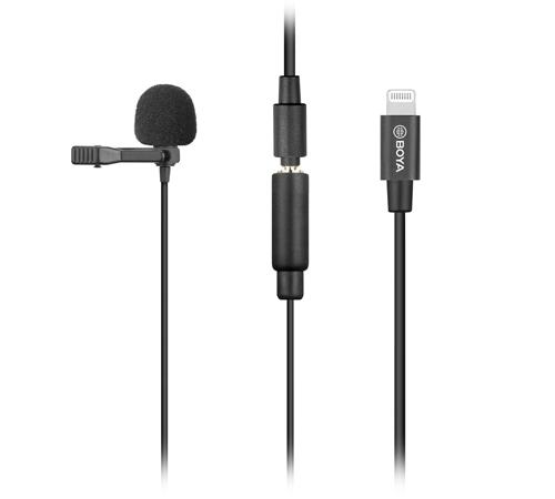 Microphone à pince boya by-m2 6 m ios