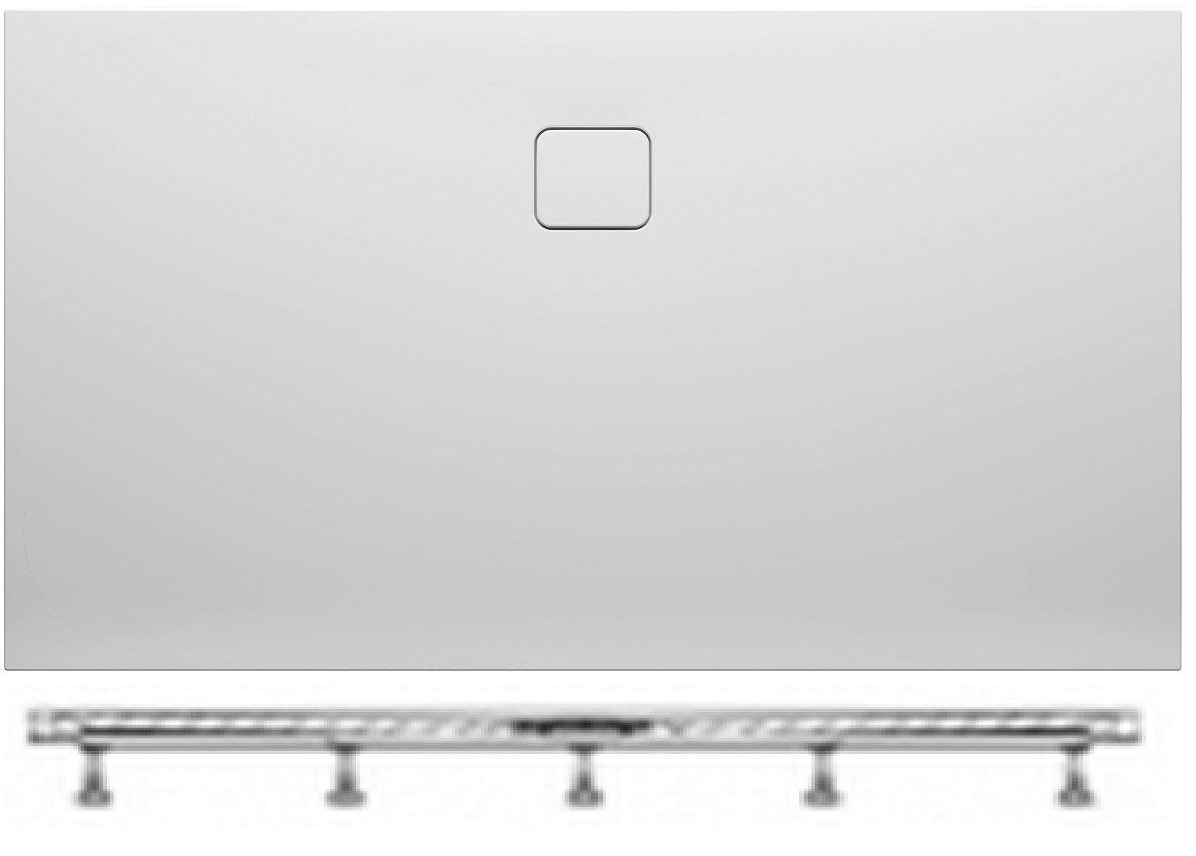 Grand receveur de douche acrylique rectangulaire RIHO BIASCA 420 160x90x4,5 cm clicktofournisseur.com
