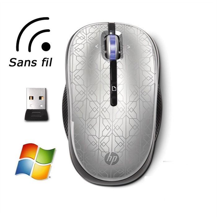 HP Souris Sans-Fil clicktofournisseur.com