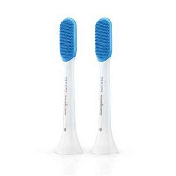 Brosses à langue Sonicare TongueCare+, 2 pièces (blanches)