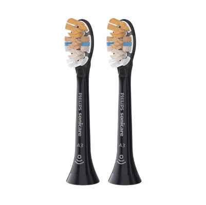 Promotion! Tête de brosse à dents standard Sonicare A3 Premium All-in-One, 2 pièces, noir