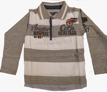 Harry Kayn Polo manches longues garçon ECHAGOR3-8 clicktofournisseur.com