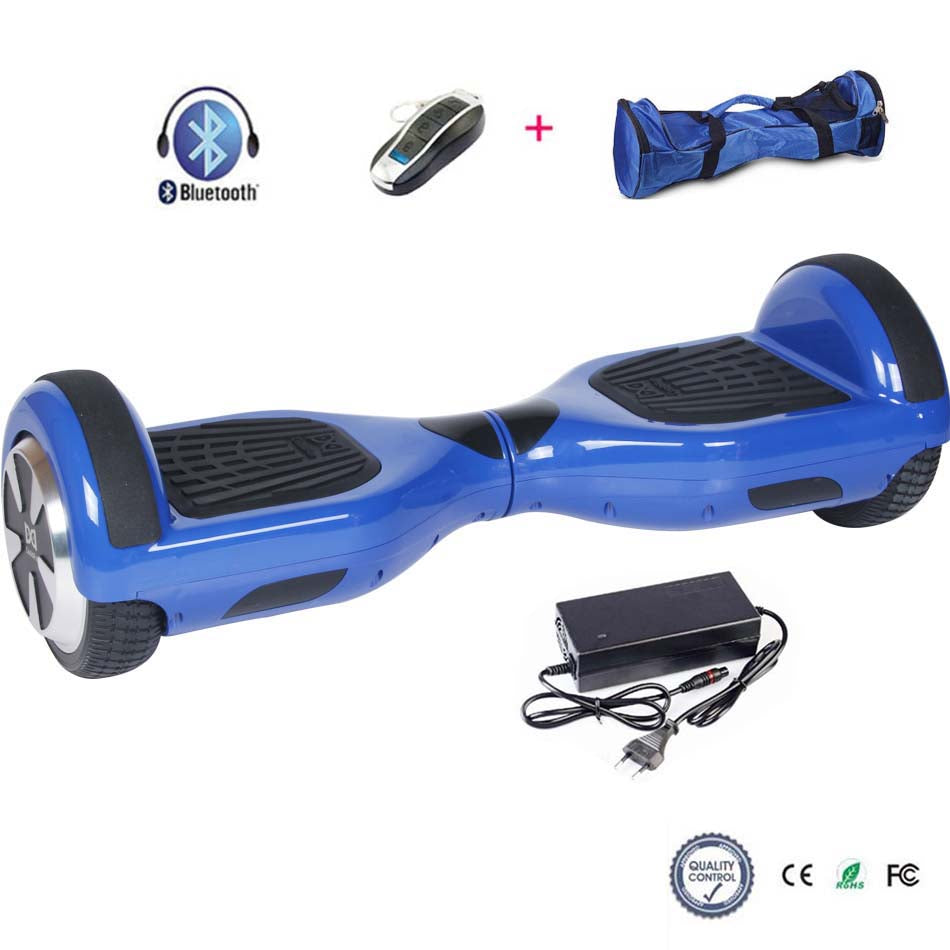 Hoverboard Cool&Fun Bluetooth Gyropode Smart two wheels Skateboard Bleu 6.5 clicktofournisseur.com
