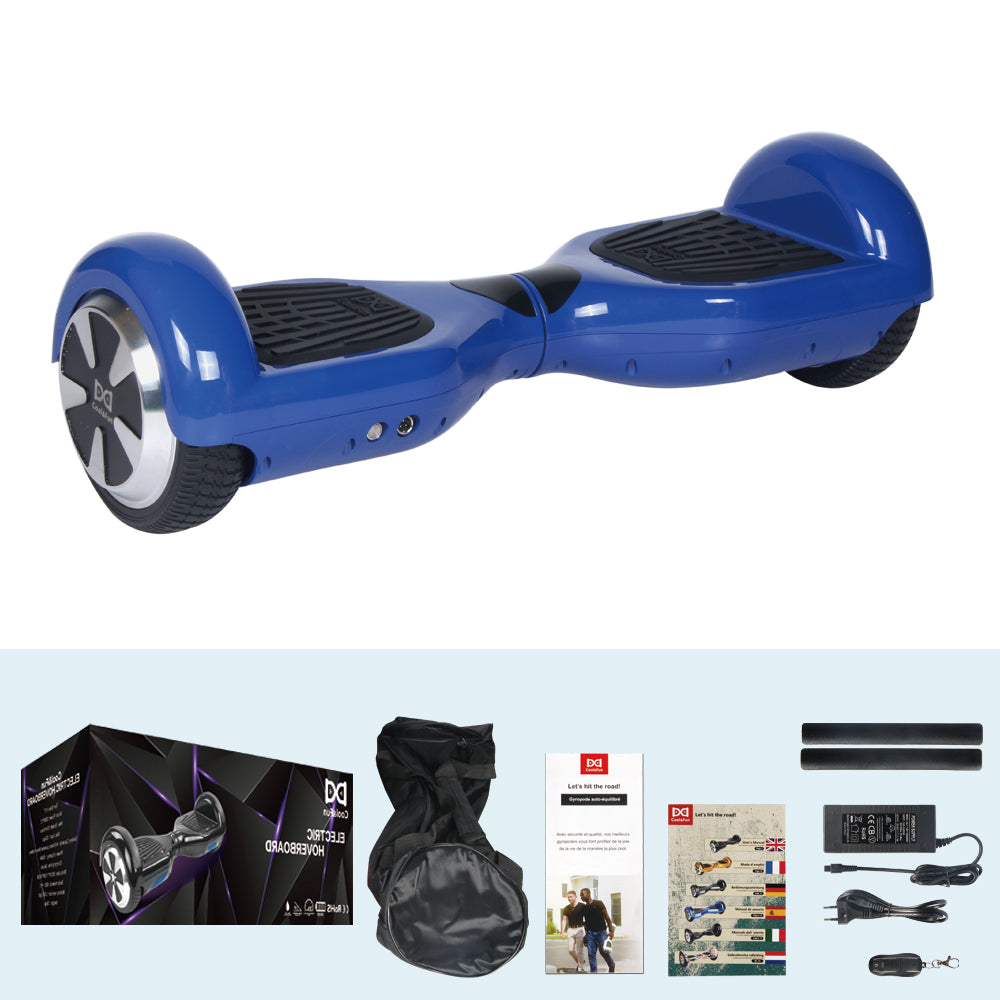 Hoverboard Cool&Fun Bluetooth Gyropode Smart two wheels Skateboard Bleu 6.5 clicktofournisseur.com