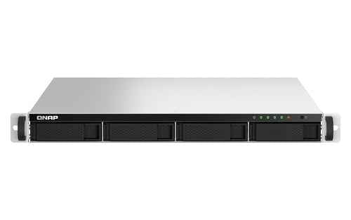 NAS QNAP TS-464U en rack (1U) Intel® Celeron® N5095 8 Go DDR4 QNAP Turbo System Noir