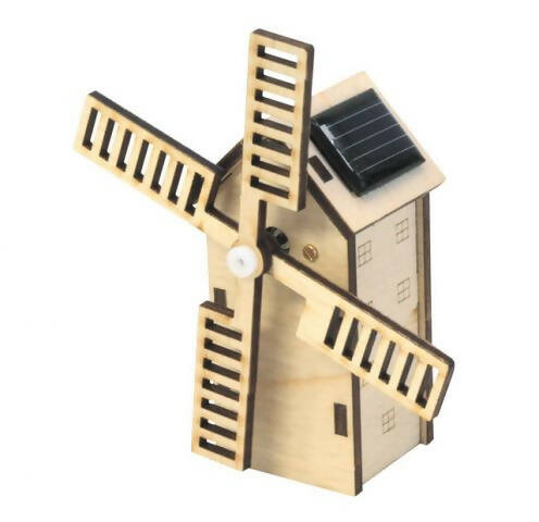 Kit mini moulin solaire en bois clicktofournisseur.com