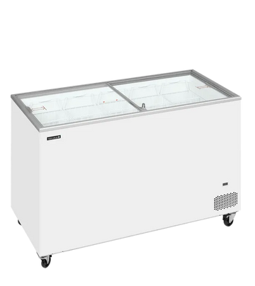 Conservateur incliné portes vitrées 325L - clicktofournisseur.com