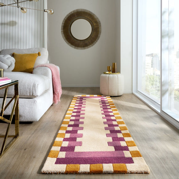 Tapis moderne en laine yaki