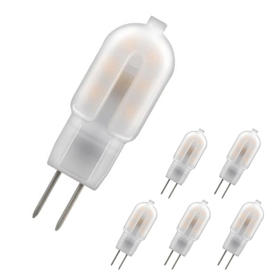 Lot de 5 Ampoules LED G4 2W 12V blanc chaud 3000k Haute Luminosité clicktofournisseur.com