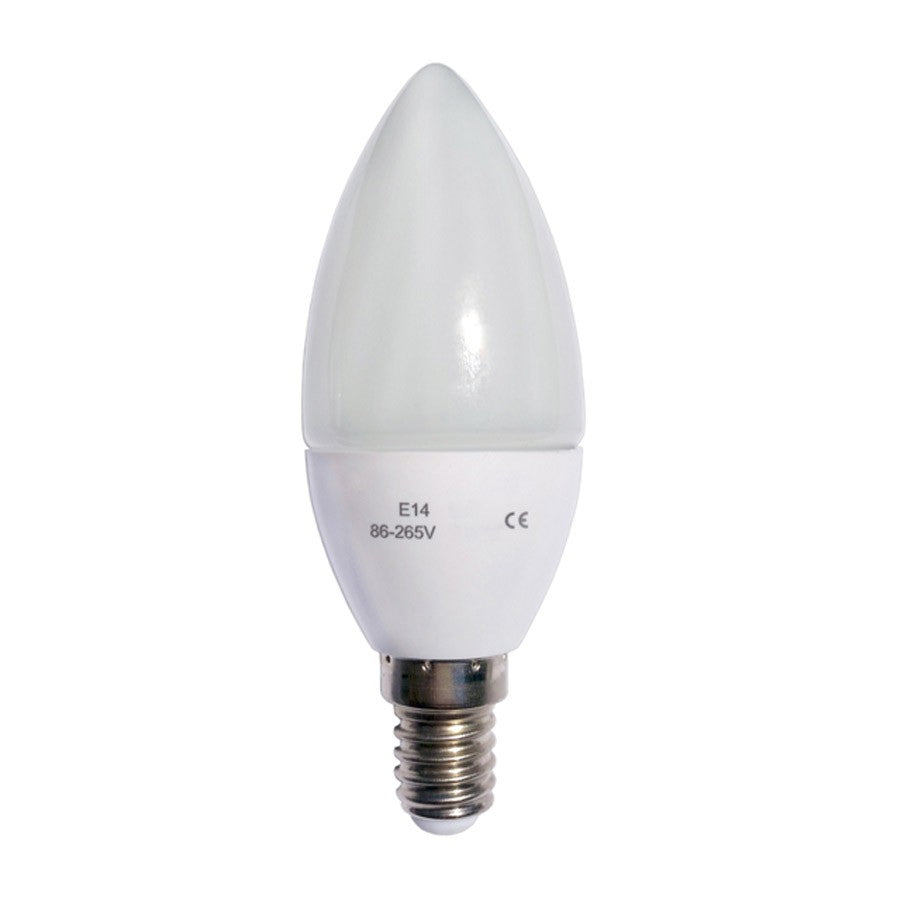 Lot de 5 ampoules LED flamme E14 4W 220V 3000k Haute Luminosité clicktofournisseur.com