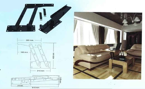 Mécanisme de plateau relevable " le grand" - Clicktofournisseur.com