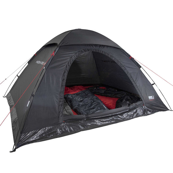 Tente dôme high peak monodome xl 4 personnes noir