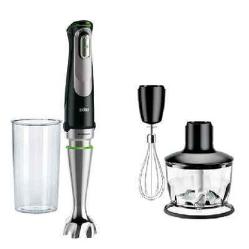 Mixeur plongeant BRAUN MQ 7035 X, 1000 W, 0,6 L, ActiveBlade, SmartSpeed, Inox/Noir