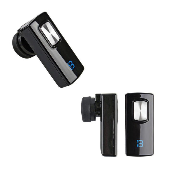 Mini oreillette kit mains libres bluetooth noir vernie pour smartphone - Clicktofournisseur.com