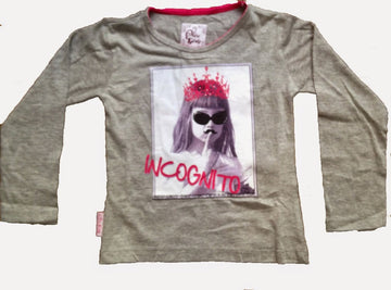 Miss Girly T shirt manches longues Fille 3-8 ans FONITO clicktofournisseur.com