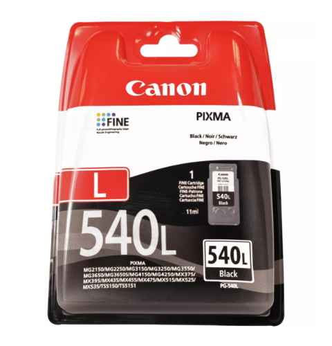 Canon PG-540L Ink cartridge for PIXMA MX475, MX515, MX395, Black (300 pages)