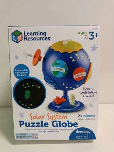 Retour client Ecost Learning Resources Puzzle du système solaire Globe Jouets spatiaux pour les tout-petits, jouet STEM