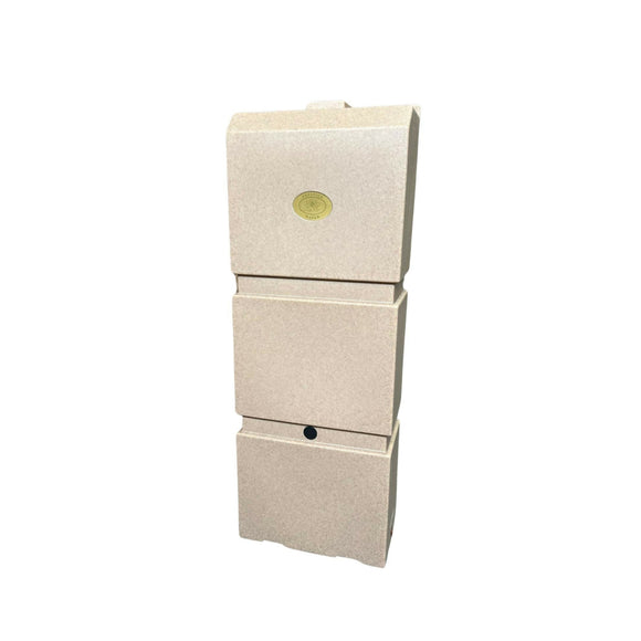 Prestige water  amsterdam couleur sable  100l  récupérateur d'eau de pluie