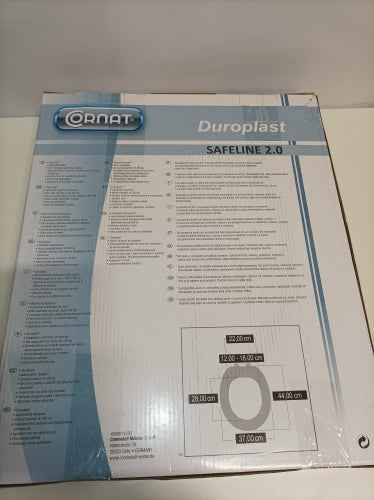 Retour client Ecost Abattant WC Cornat Safeline 2.0 aspect blanc classique facile d'entretien Duroplast rehaussé