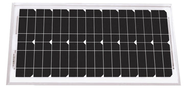 PANNEAU SOLAIRE MONOCRISTALLIN 20W - 12V clicktofournisseur.com